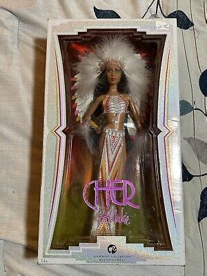 Rare Cher Indian Half Breed By Bob Mackie Black Label Barbie Mib