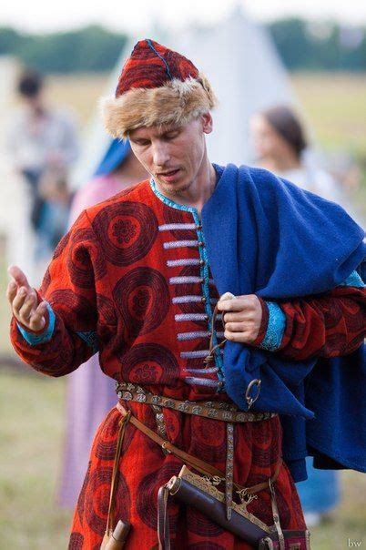 Medieval Slavic Costume Of Ancient Russia Russian Clothing Medieval