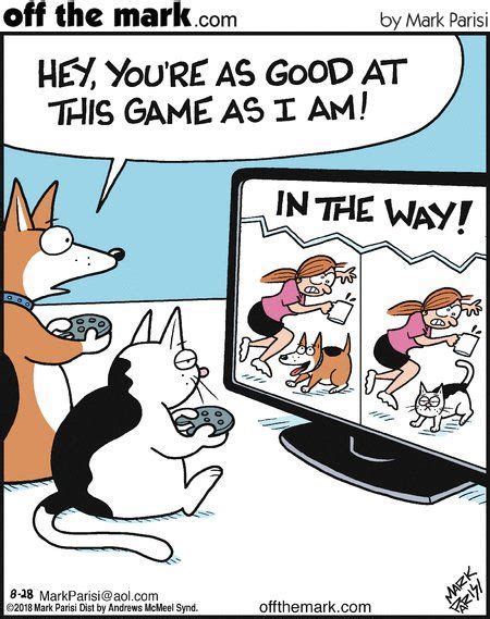 Mark Parisi On Twitter Dog Comics Cat Jokes Daily Cartoon