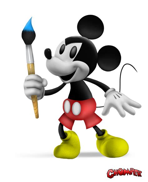 Epic Mickey Smash Bros Style Render By Chomperdev1antart On Deviantart