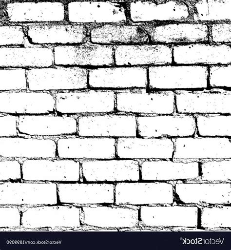 White Brick Wall Texture Vector Soidergi Brick Wall Drawing Brick
