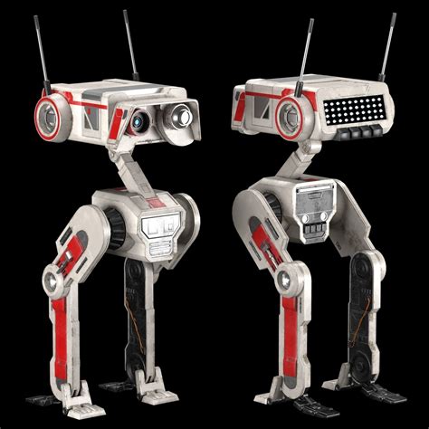 Robot From The Game Star Wars Jedi Fallen Order 3d Model Cgtrader