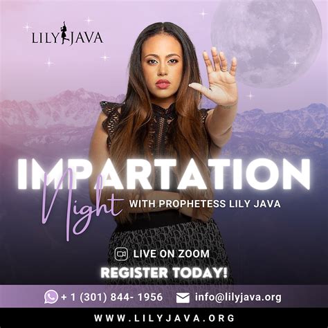 Impartation Night W Prophetess Lily Java Lily Java Ministries