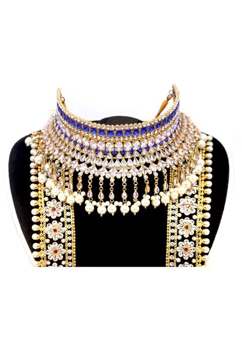 Biye Bazaar Gold Plated Full Necklace Set