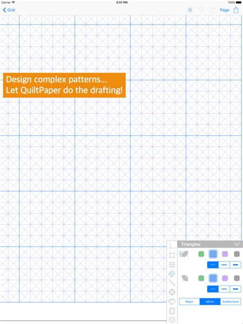 When you are done, your drawing can be downloaded as an svg file. App Shopper: QuiltPaper - Graph paper just for Quilters ...