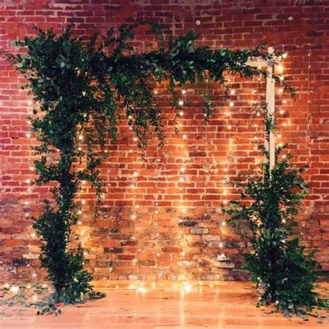 29 Wedding Arches And Altars With Lights Weddingomania