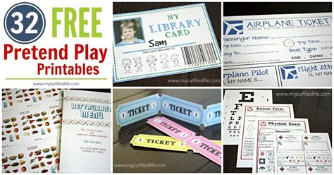 32 Free Pretend Play Printables My Joy Filled Life Doctor Role Play