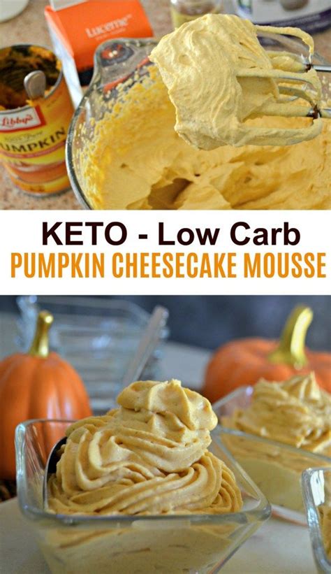 How to make my sugar free low carb keto tiramisu. Keto Sugar Free Pumpkin Cheesecake Mousse | Low carb ...