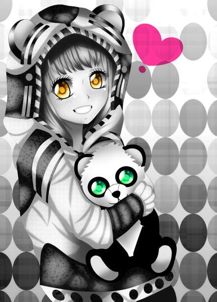 20 Panda Anime Girl Illustrations Royalty Free Vector Graphics And Clip