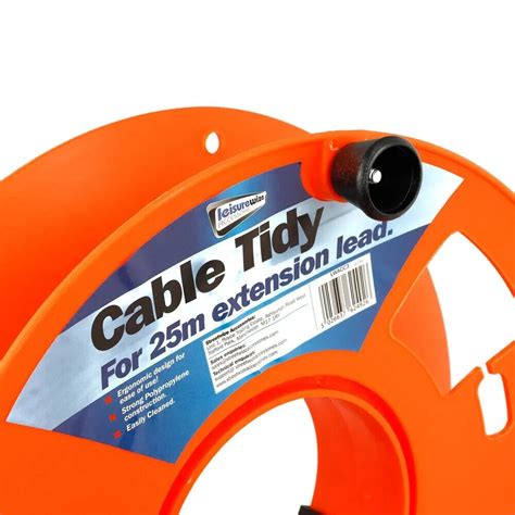 Cable Tidy Reel 25M For 25m Hook Up Lead Camper Caravan Motorhome Easy