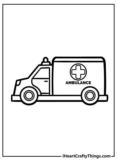 Coloring Pages Ambulances