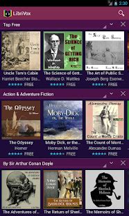 Try listening to them instead. LibriVox Audio Books Free (android)