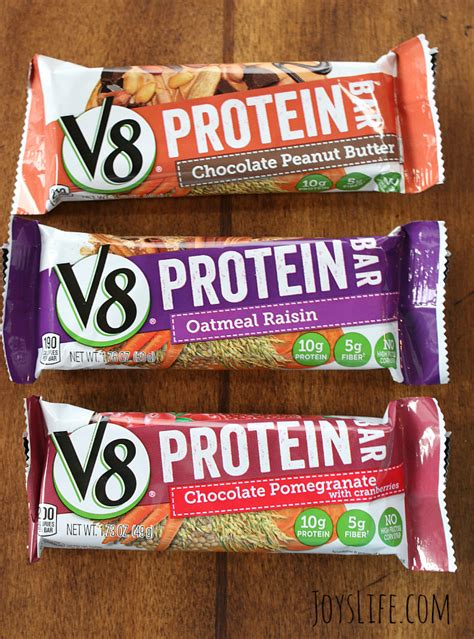 Keeping The Energy Up With V8 Protein Bars And Shakes Joys Life