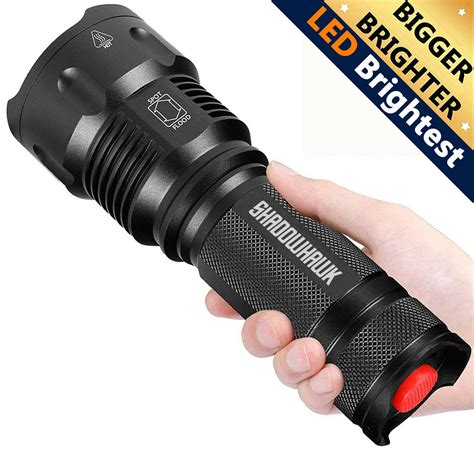 Bright 80000lm Shadowhawk Flashlight Usb Rechargeable T6 Led Tactical