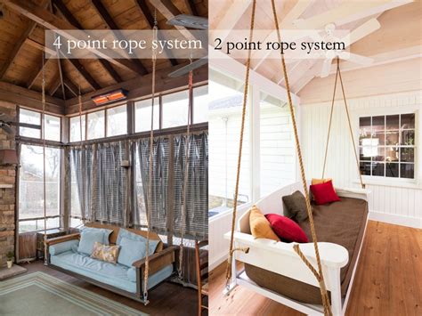 Swing Bed Hanging Rope The Porch Company