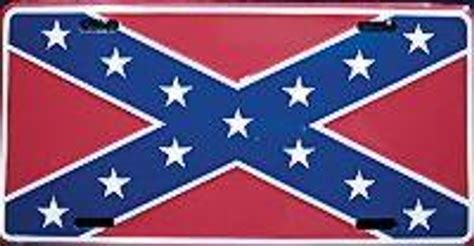 Confederate Flag License Plate Cooters Place