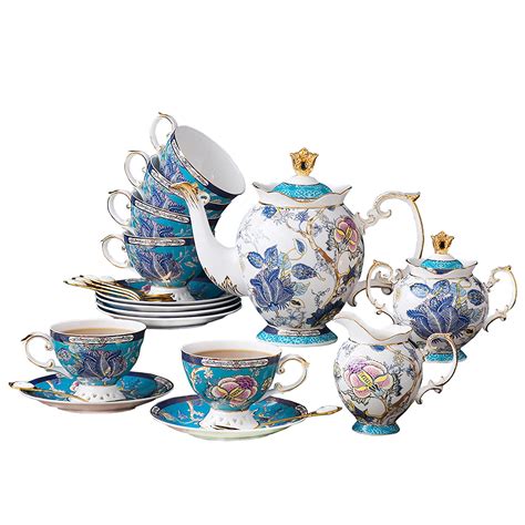 Buy Acmlife Bone China Coffee Tea Sets Piece Porcelain Tea Cup Set