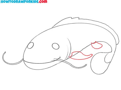 How to Draw a Catfish - Easy Drawing Tutorial For Kids