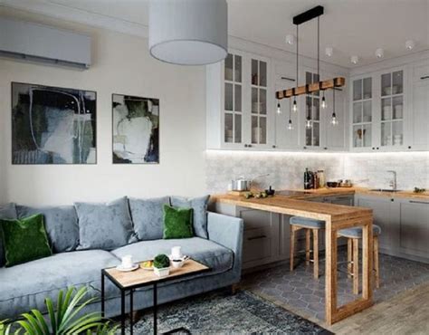 desain interior rumah minimalis  ruang tamu dapur kamar tidur