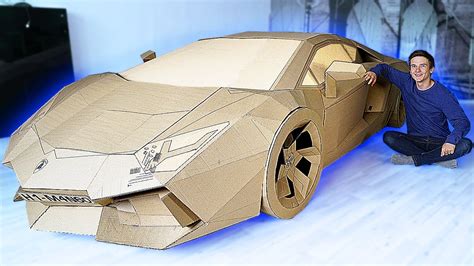 Lamborghini Aventador From Cardboard Youtube