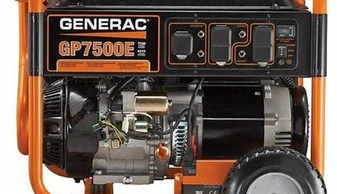 Generac GP7500E Reviews Gas Powered Portable Generator in 2021