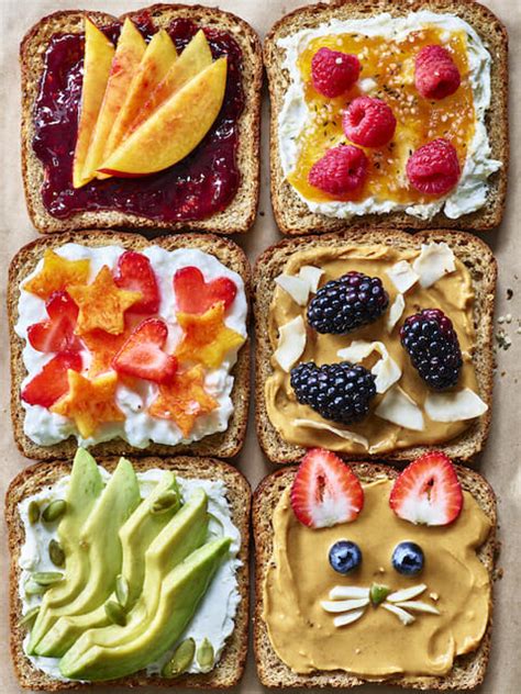 Healthy Breakfast Toast With All The Toppings Moms Kitchen Handbook