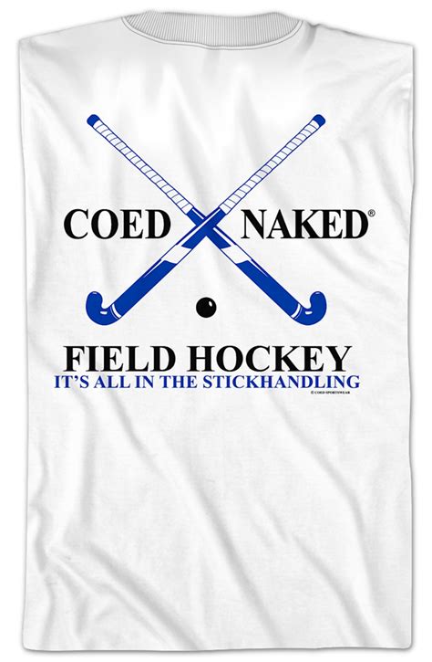 Field Hockey Coed Naked T Shirt
