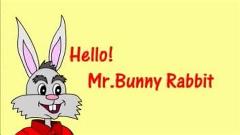 Hello Mister Bunny Rabbit Will You Have Some Tea English Nursery