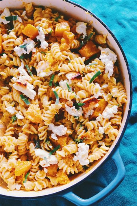 Baked feta with tomatoes, twirled into pasta. Baked Feta and Butternut Squash Pasta with Sage and Garlic ...