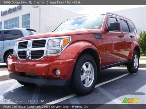Browse interior and exterior photos for 2009 dodge nitro. Sunburst Orange Pearl - 2009 Dodge Nitro SE - Dark Khaki ...