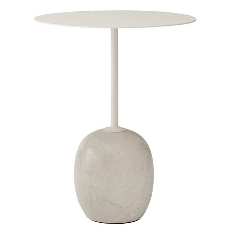 Miro concrete coffee table with natural wood base options. &Tradition Lato LN8 coffee table, white - Cream Diva ...
