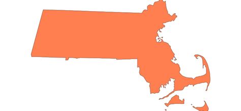 Massachusetts State Outline Svg And Png Download