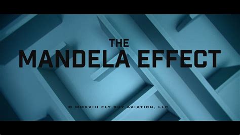 The Mandela Effect Official Teaser Youtube