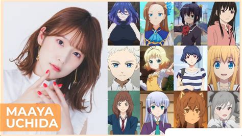 Maaya Uchida 内田 真礼 Top Same Voice Characters Roles Youtube