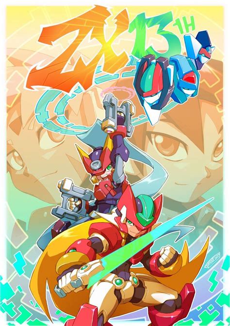 Megaman Zx 13th Anniversary By Tomycase On Deviantart In 2020 Mega