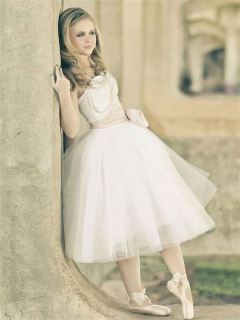 Strapless Ballerina Style Tulle Tea Length Wedding Dress 2664601