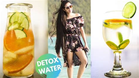 6 Detox Water Recipe For Clear Skin Flat Stomach Bloating And Weight