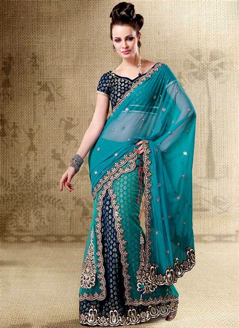 Latest Saree Collection 2013 By Indian Online Fashion Store Indian Pleated Saree S Party
