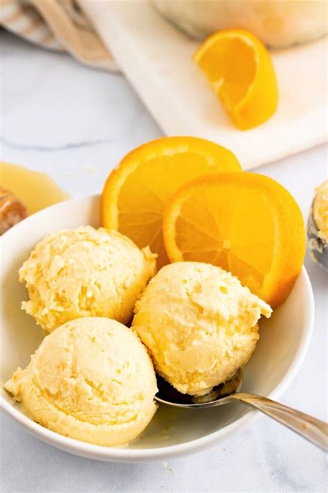 Homemade Orange Creamsicle Ice Cream No Sugar Paleo Dairy Free