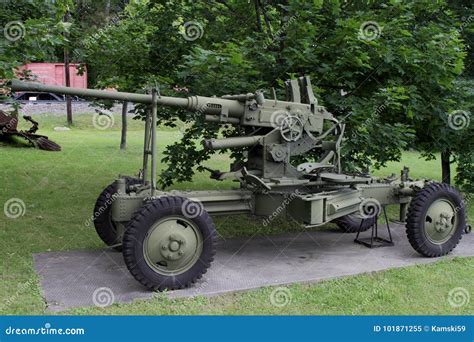 40 Mm Anti Aircraft Automatic Cannon Bofors Sample 36poland On