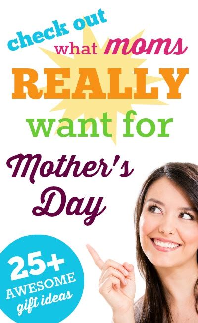 what moms really want for mother s day 25 mother s day t ideas frugal living nw
