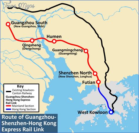 Shenzhen Rail Map