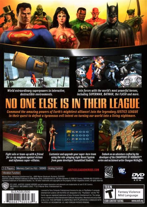 Justice League Heroes Playstation 2 Jandl Video Games New York City