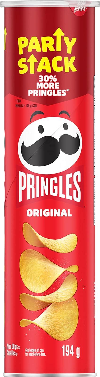 Pringles Mega Can Original Flavour Potato Chips 194 Grams Amazonca