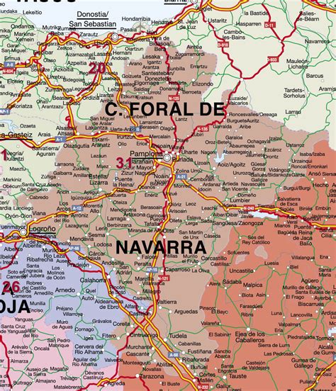 Navarra Mapa Vectorial Editable Eps Freehand Illustrator Mapas Images Porn Sex Picture