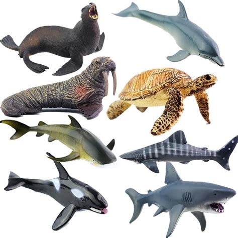 Buy Plastic Ocean Animals Figure Sea Creatures Model Toys At Affordable