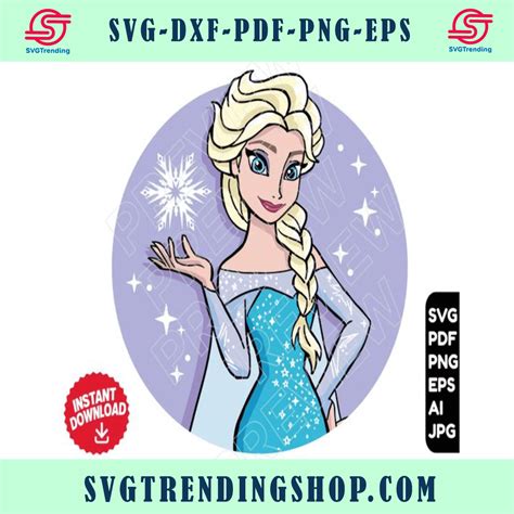 Frozen Svg Elsa Clipart Vector File Disney Svg Png Disney Princess Svg8700761