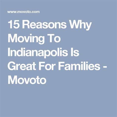 15 Reasons Why Moving To Indianapolis Is Great For Families Movoto