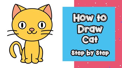 How To Draw A Cat Easy For Kids Youtube
