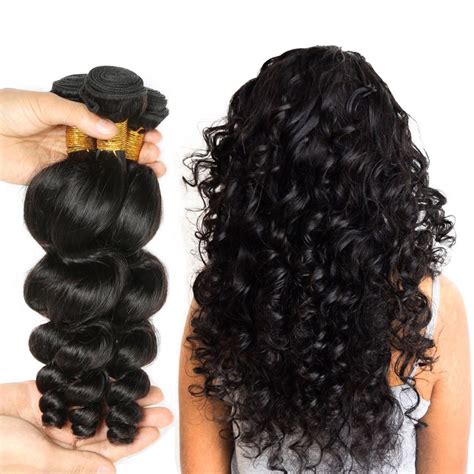 Jinren Brazilian Loose Wave Virgin Hair 4 Bundles 18 20 22